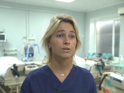 Перша інтернка з-за кордону: студентка з Нідерландів обрала для практики військовий шпиталь у Харкові