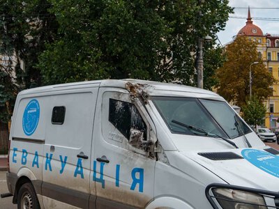 У Києві показують наслідки російських атак на гуманітарну допомогу