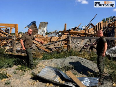 Ворожі обстріли завдали довкіллю Житомирщини понад 465 млн грн шкоди