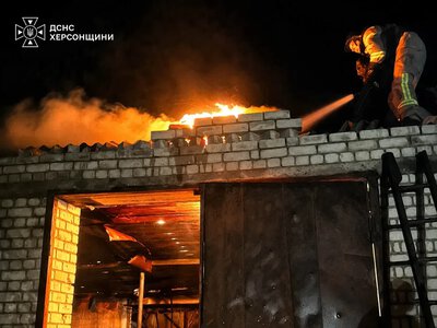 Шість пожеж через російські FPV-дрони ліквідували рятувальники на Херсонщині