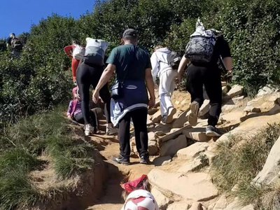 Чотирирічна жмеринчанка Яна піднялась із мамою на Говерлу