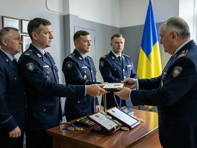 Поліція Херсонщини відзначила працівників за захист інформації, порятунок людей та розслідування злочинів