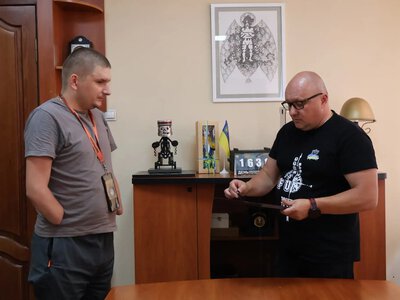 Медаль «За поранення» вручили військовому у Рівненському районі