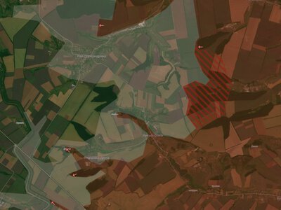 Просування РФ у Донецькій та Запорізькій областях: DeepState оновили карту