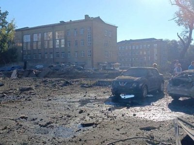 У Києві через російську атаку пошкоджена дитяча лікарня у Солом’янському районі