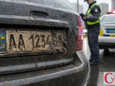 Штраф 1190 грн: поліція Житомирщини нагадала водіям за вимогу чистих автомобілів