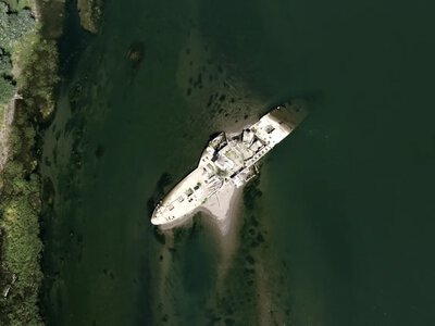 Аномальна спека в Європі: рекордна посуха оголила легендарний корабель, який десятиліттями ховався під водою