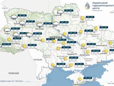 Погода в Україні 21 серпня: до +37°, на півночі можливі грози