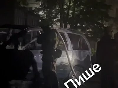 У Південноукраїнську невідомі підпалили автомобіль, - соцмережі