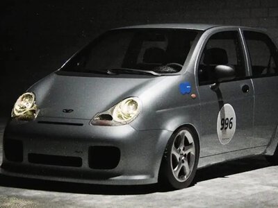 Незалежний дизайнер поєднав Daewoo Matiz з елементами Porsche 911 (ФОТО)