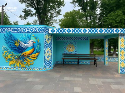 Центральну автобусну зупинку в Чоповичах почали оновлювати за кошти громадського бюджету