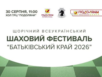 У Тернополі проведуть всеукраїнський шаховий фестиваль