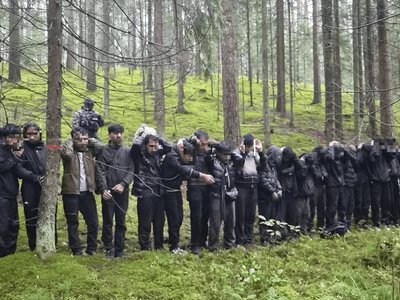 У Латвії на кордоні з Білоруссю знайшли ще один тунель. Прикордонники затримали 28 мігрантів