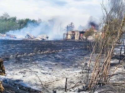 На Переяславщині пожежа знищила 23 будинки: вогонь охопив 217 гектарів
