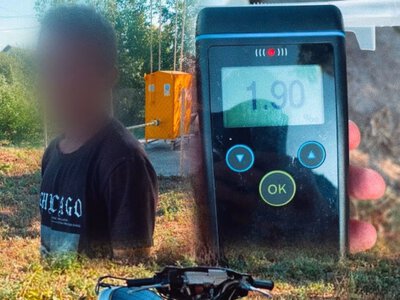 На Хмільниччині зупинили 20-річного водія скутера з 1,90 проміле алкоголю