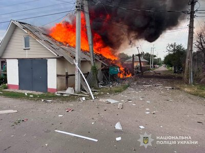 Внаслідок ударів ворога на території Сумщини за добу один загиблий, шість постраждалих серед мирних жителів