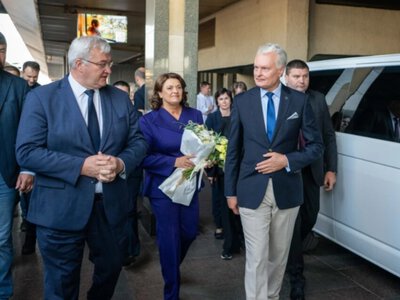 Президент Литви Науседа прибув до Києва напередодні Дня Незалежності