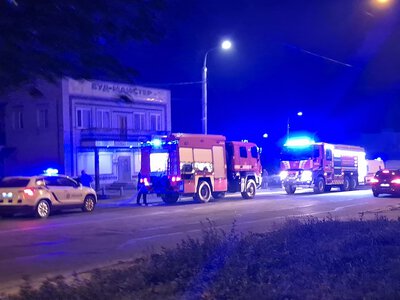 Полум’я вище дерев палахкотіло у вечірньому Бердичеві