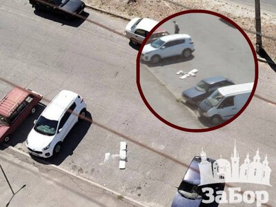 Дві «Молнії» не долетіли до цілей у Запоріжжі: одна впала біля супермаркету, друга біля квіткового базару (відео)