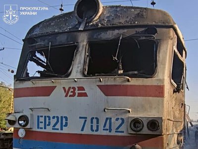 Потяг у Лозівському районі Харківщини росіяни атакували «геранями» – прокуратура (фото)
