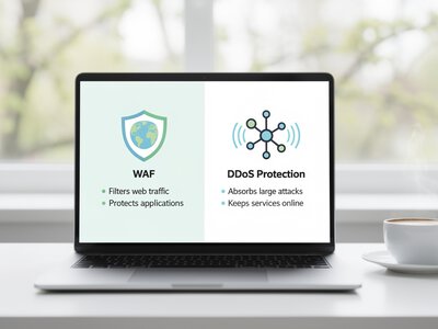 WAF та захист від DDoS: у чому різниця та як організувати багаторівневий захист веб-додатків