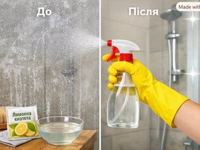 Буде як нова: як видалити наліт зі скла душової кабіни без зайвої хімії