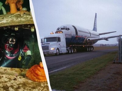 Boeing 737 перетворили на риф: що оселилося в літаку на глибині 30 метрів