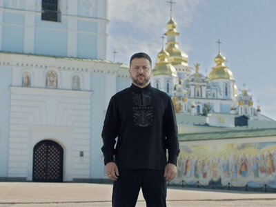 Пишаюсь нашими людьми: Зеленський привітав з 35 річницею Незалежності України