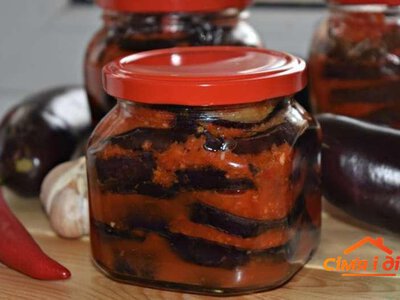 Баклажани консервовані по-грузинськи (смажені) - Simya