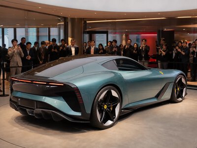 Ferrari представила в Південній Кореї перший електроспорткар Luce
