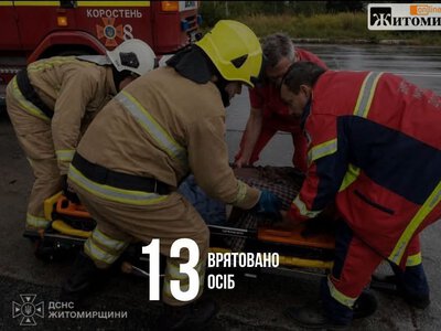 114 пожеж і шість ДТП: підсумки тижня для рятувальників Житомирщини
