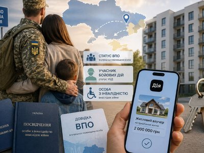 Житлові ваучери для ВПО: хто може отримати два мільйони гривень і на що дозволено витратити гроші