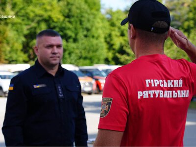 Прикарпатські рятувальники взяли участь у заходах з нагоди 35-ї річниці Незалежності України