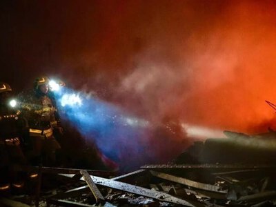 Війська рф атакували Київ дронами, є влучання у житлову багатоповерхівку