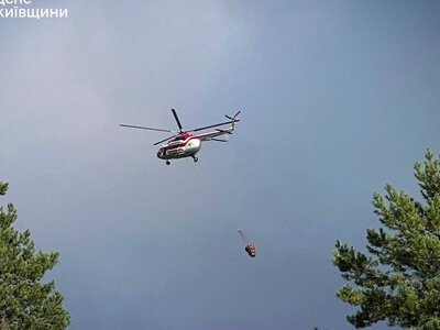 Під Києвом вогонь охопив кілометри лісу: ДСНС підняла в небо авіацію