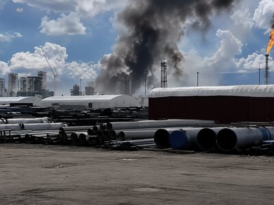 На Амурському ГХК загорілася установка піролізу, персонал евакуювали