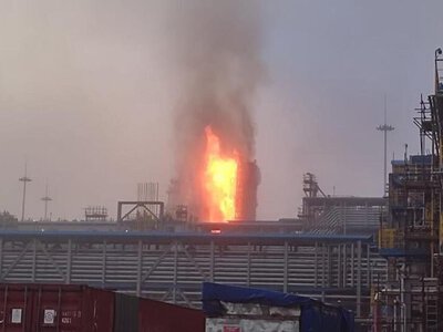 На газохімічному комплексі РФ в Амурській області сталася пожежа після вибуху