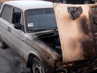 У Вінниці сталась ДТП – авто загорілось
