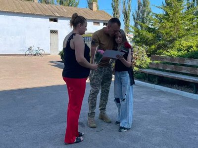 У Борозенській громаді родині загиблого Івана Левети передали посмертний «Хрест Військово-Морських Сил»