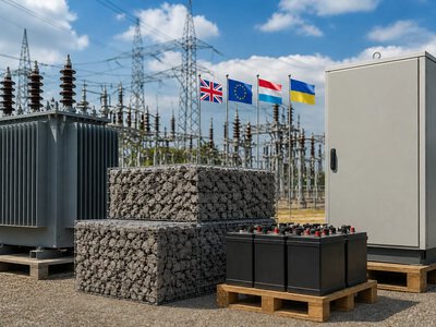 Латвія передала Полтавщині 77 тонн обладнання для енергетики