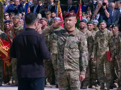 Буковинських десантників нагородили відзнакою “За мужність та відвагу”