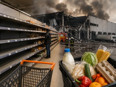 Наслідки російських ударів: чи виникне дефіцит товарів після атак на логістичні центри?