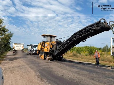 На Сумщині ремонтують дорогу Батурин - Конотоп - Суми