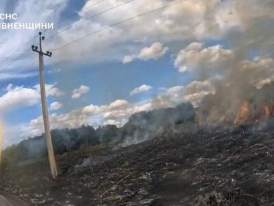 Суха трава, сміття та торф: на Рівненщині за добу ліквідували 12 пожеж (ВІДЕО)