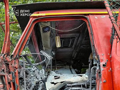 Водій ДСНС постраждав через атаку дрона в Херсоні