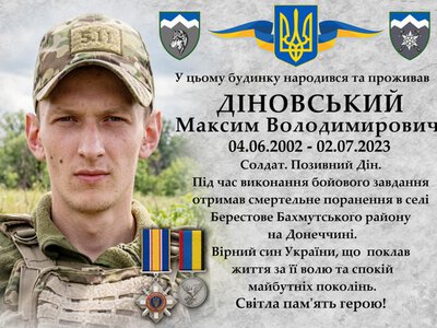 Меморіальну дошку встановлять загиблому захиснику з Чернівців