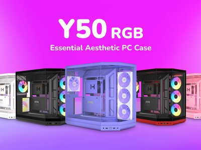 HYTE Y50 RGB: Новий корпус з трьома панелями зі скла