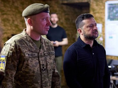 Зеленський прибув на Олександрівський напрямок: обговорив потреби військових