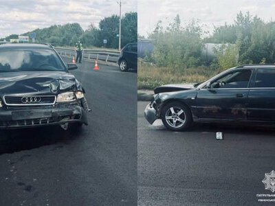 На Рівненщині водій Audi спричинив ДТП, не дотримавшись безпечної дистанції