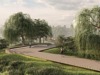 Лугопарк на Набережній у Луцьку відкриють у 2027 році